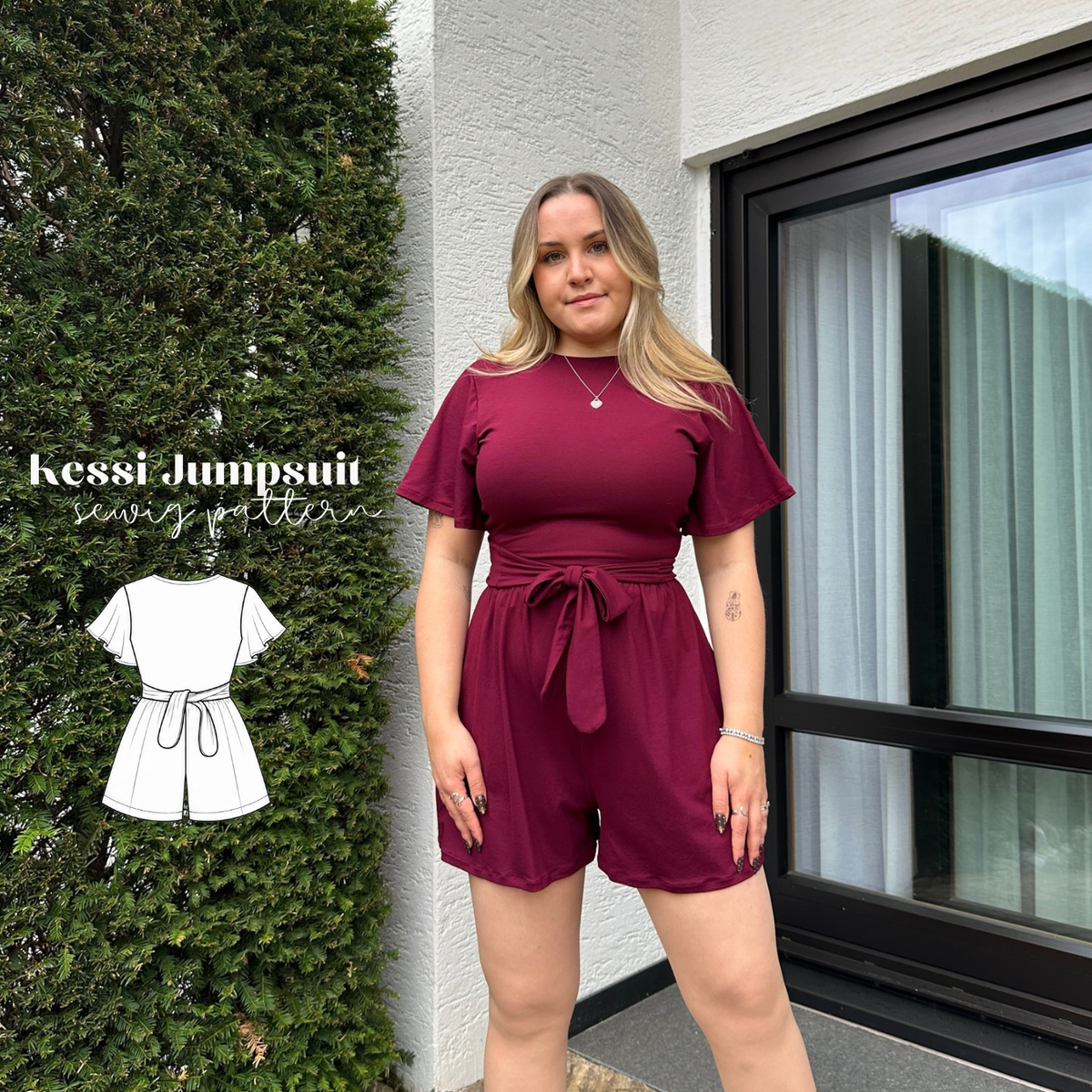 Kessi Jumpsuit Schnittmuster Deutsch