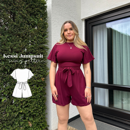 Kessi Jumpsuit Schnittmuster Deutsch