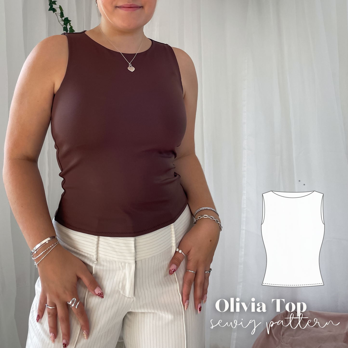 Olivia Top Sewing Pattern ENGLISH