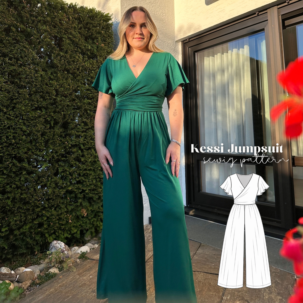 Kessi Jumpsuit Schnittmuster Deutsch