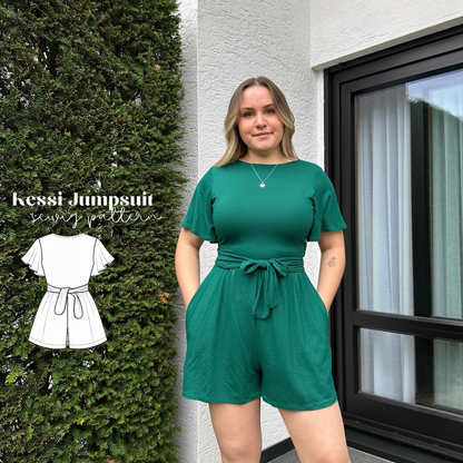 Kessi Jumpsuit Schnittmuster Deutsch