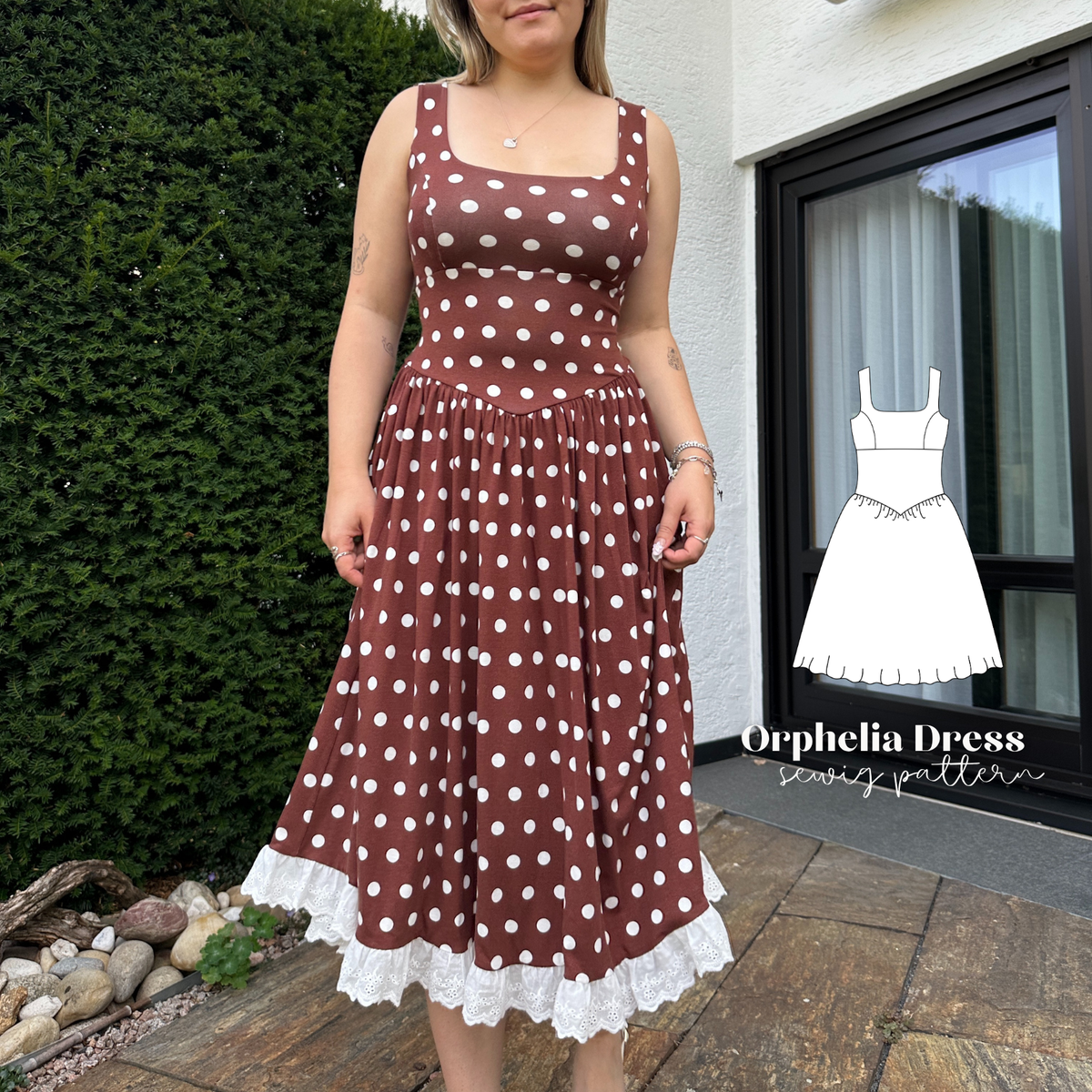 Orphelia Kleid Schnittmuster DEUTSCH