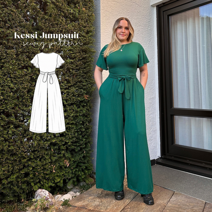 Kessi Jumpsuit Schnittmuster Deutsch