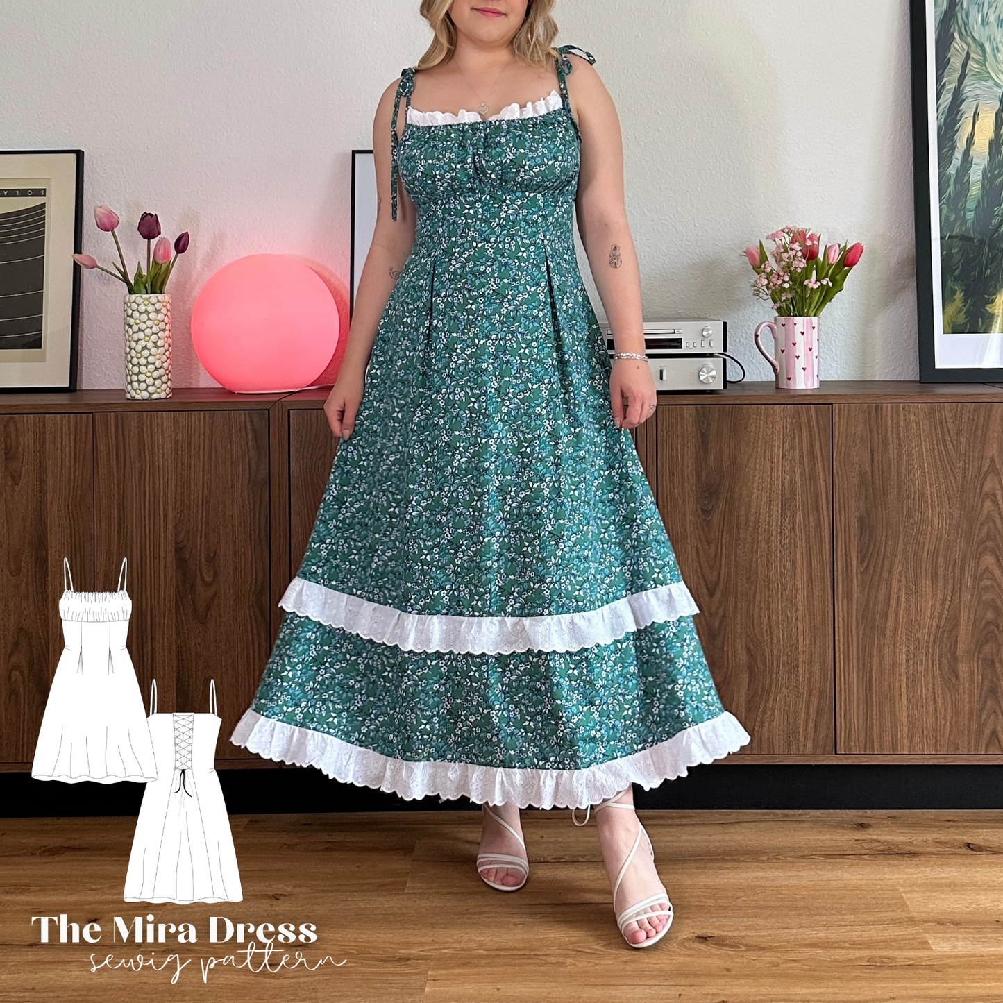 Mira Kleid Schnittmuster DEUTSCH