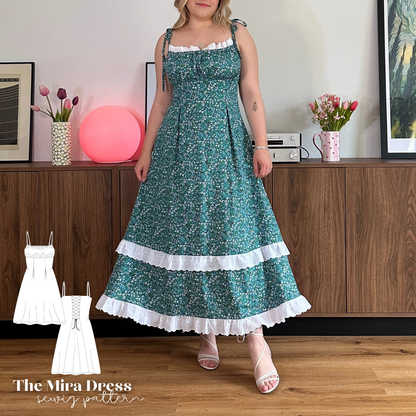 Mira Kleid Schnittmuster DEUTSCH