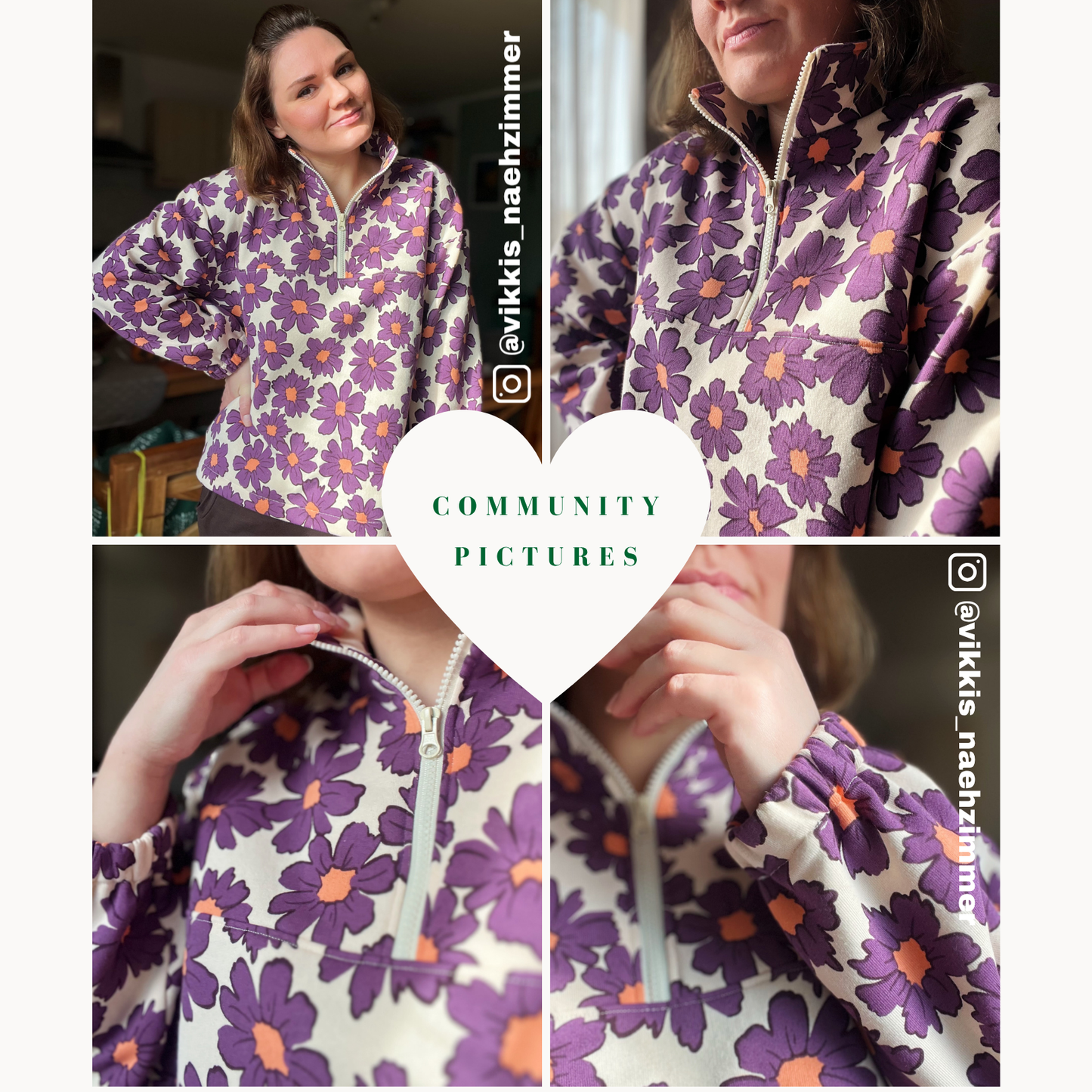 Sammy sweatshirt pattern ENGLISH