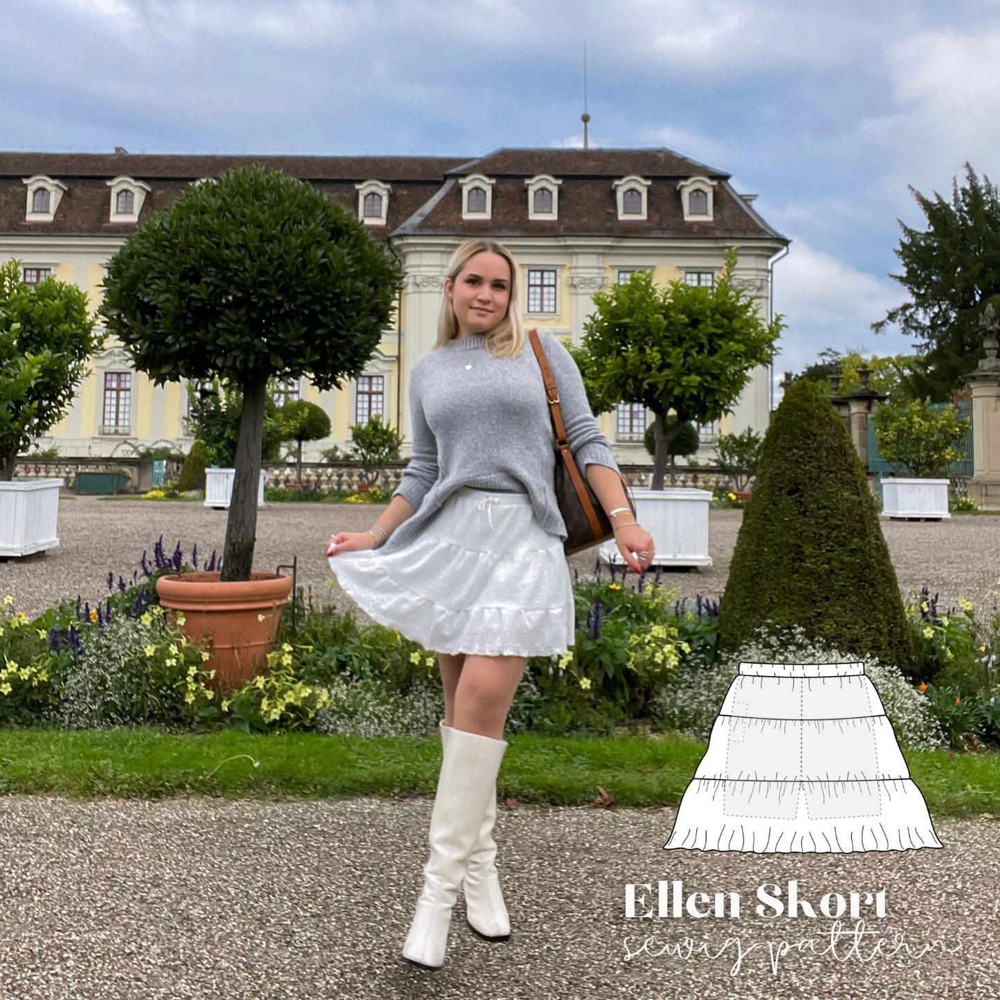 Ellen Skort pattern ENGLISH