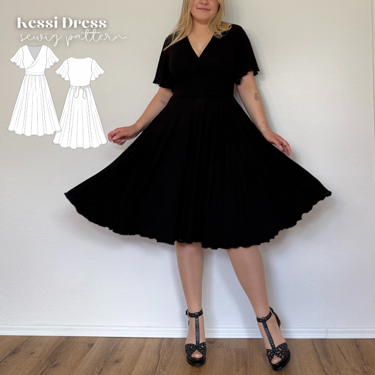 Kessi Kleid Schnittmuster Deutsch