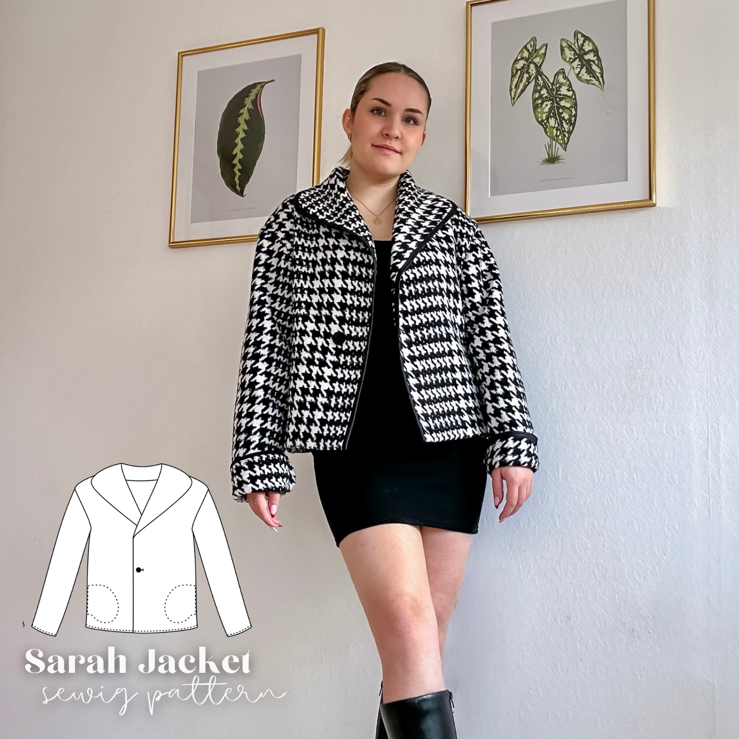 Sarah Jacke / Blazer Schnittmuster DEUTSCH