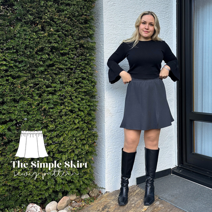"The simple Skirt" Schnittmuster DEUTSCH