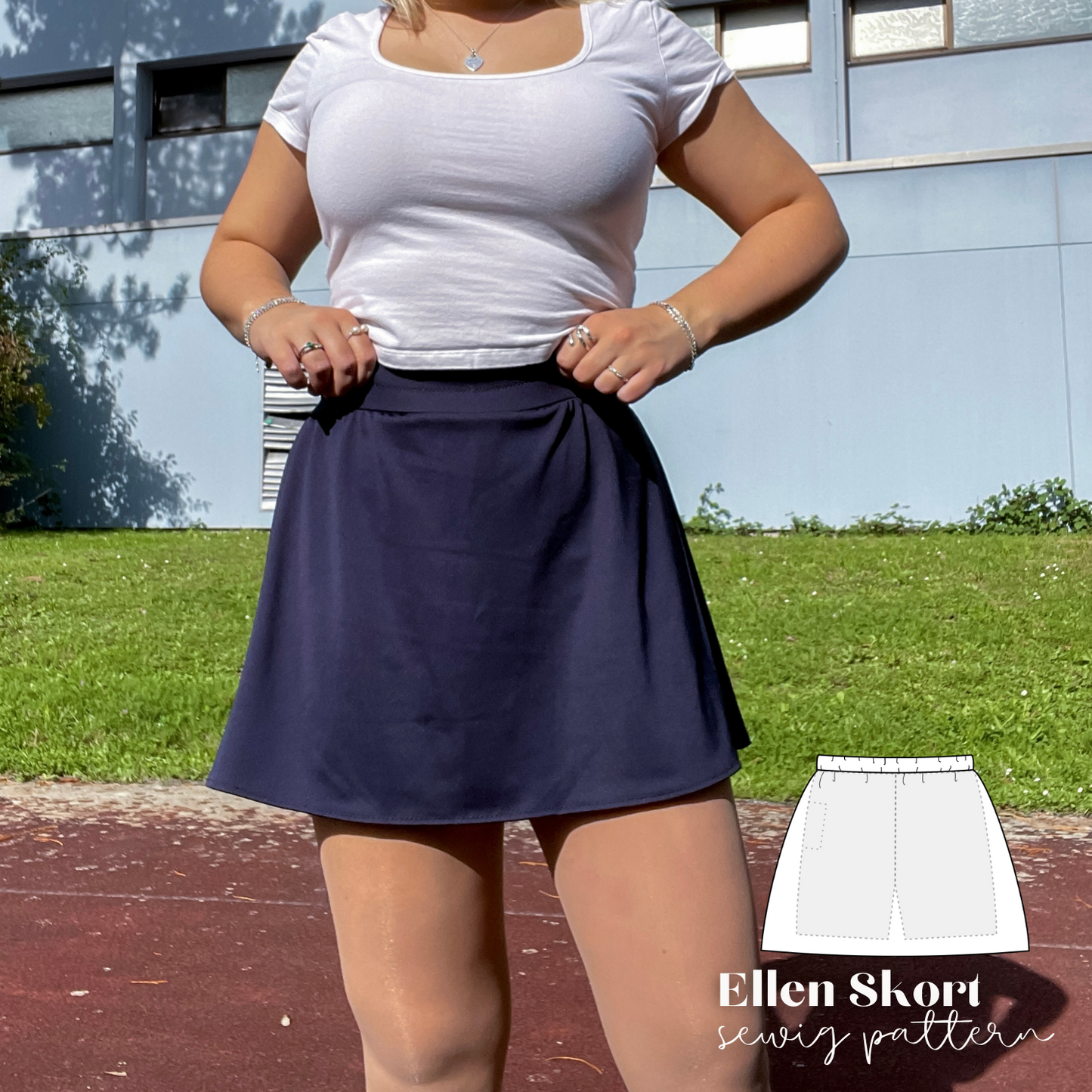 Ellen Skort pattern ENGLISH