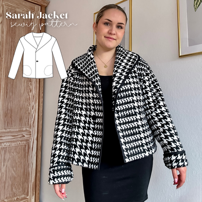 Sarah Jacke / Blazer Schnittmuster DEUTSCH