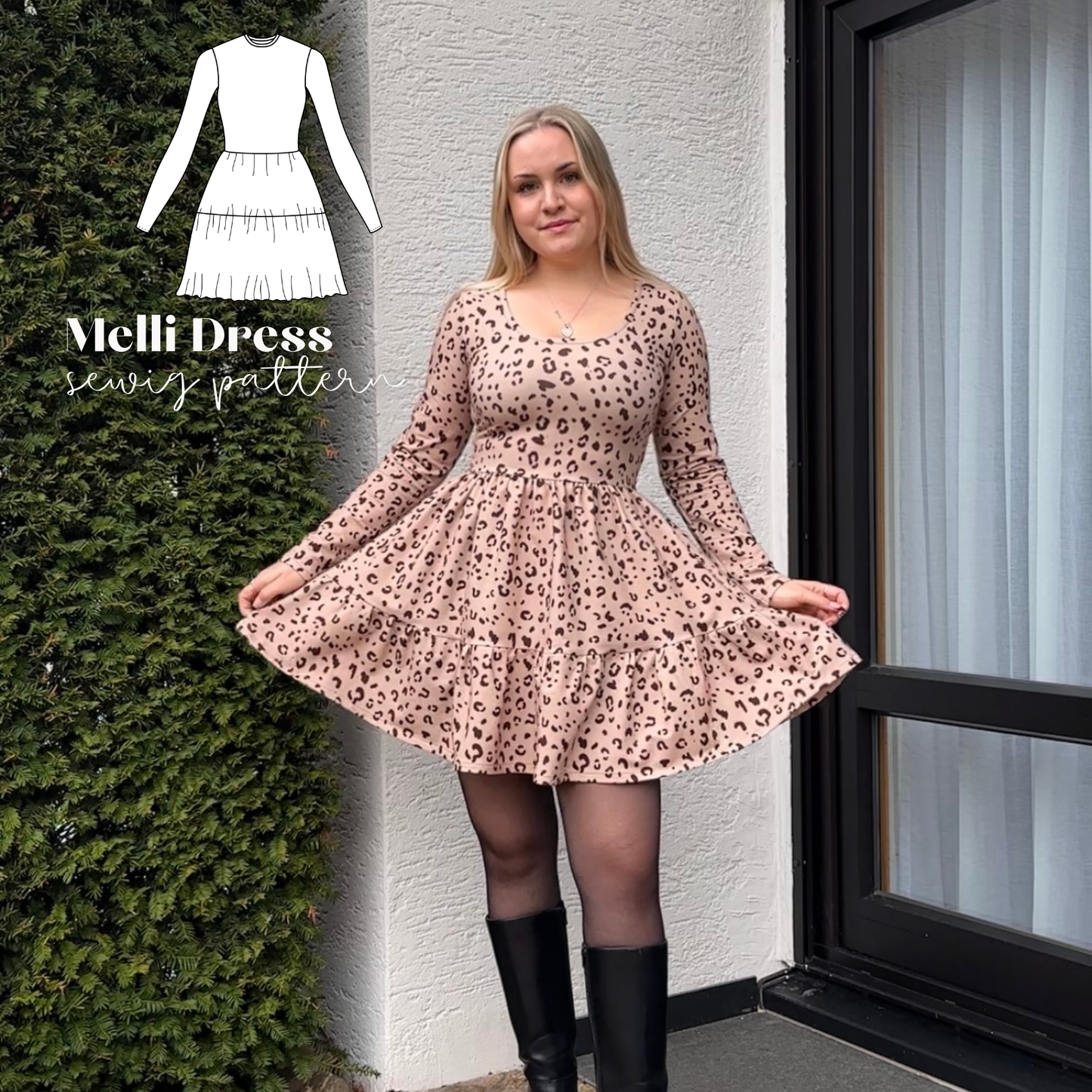 Melli dress sewingpattern ENGLISH