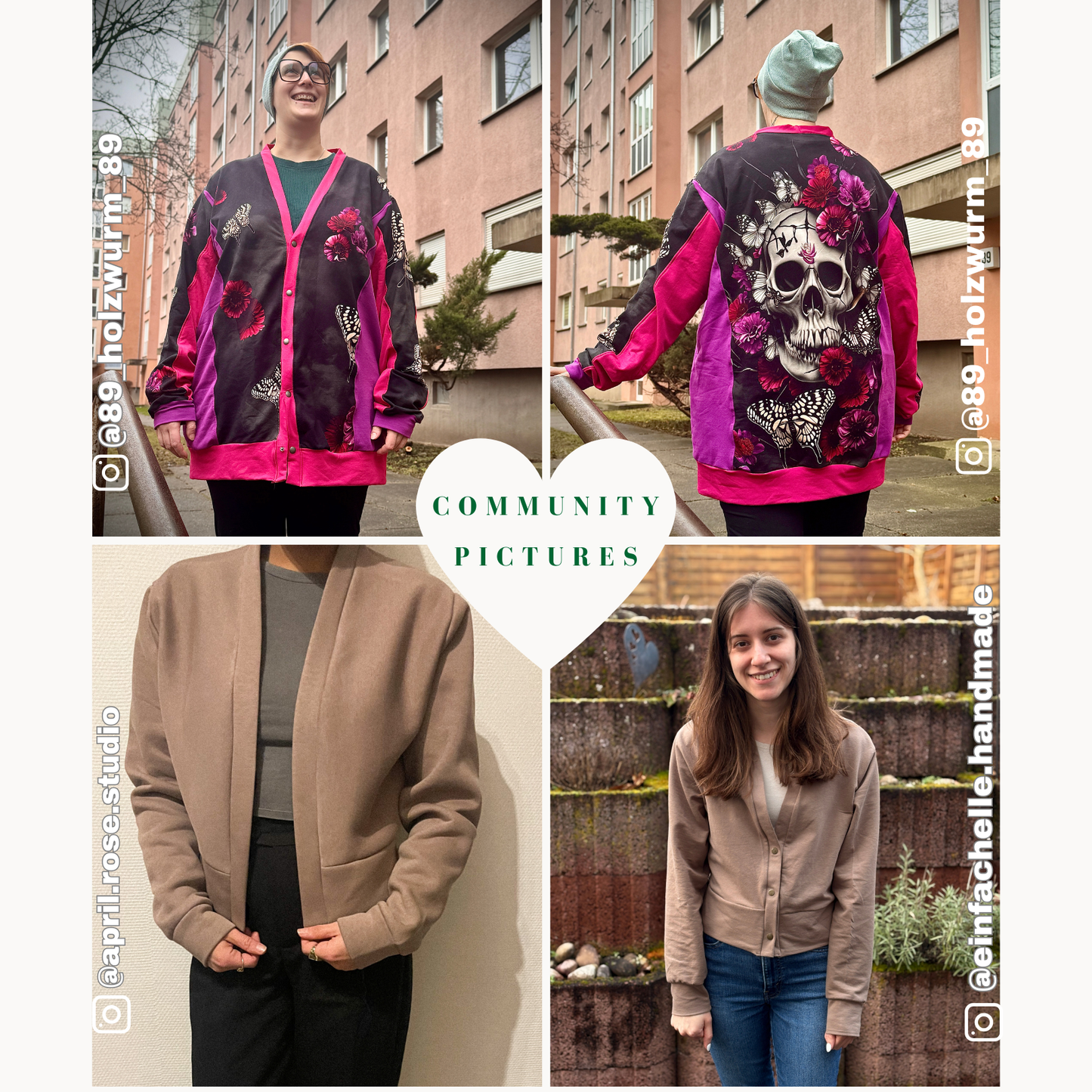 Gabi Cardigan Schnittmuster DEUTSCH