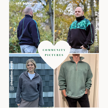 Sammy sweatshirt pattern ENGLISH