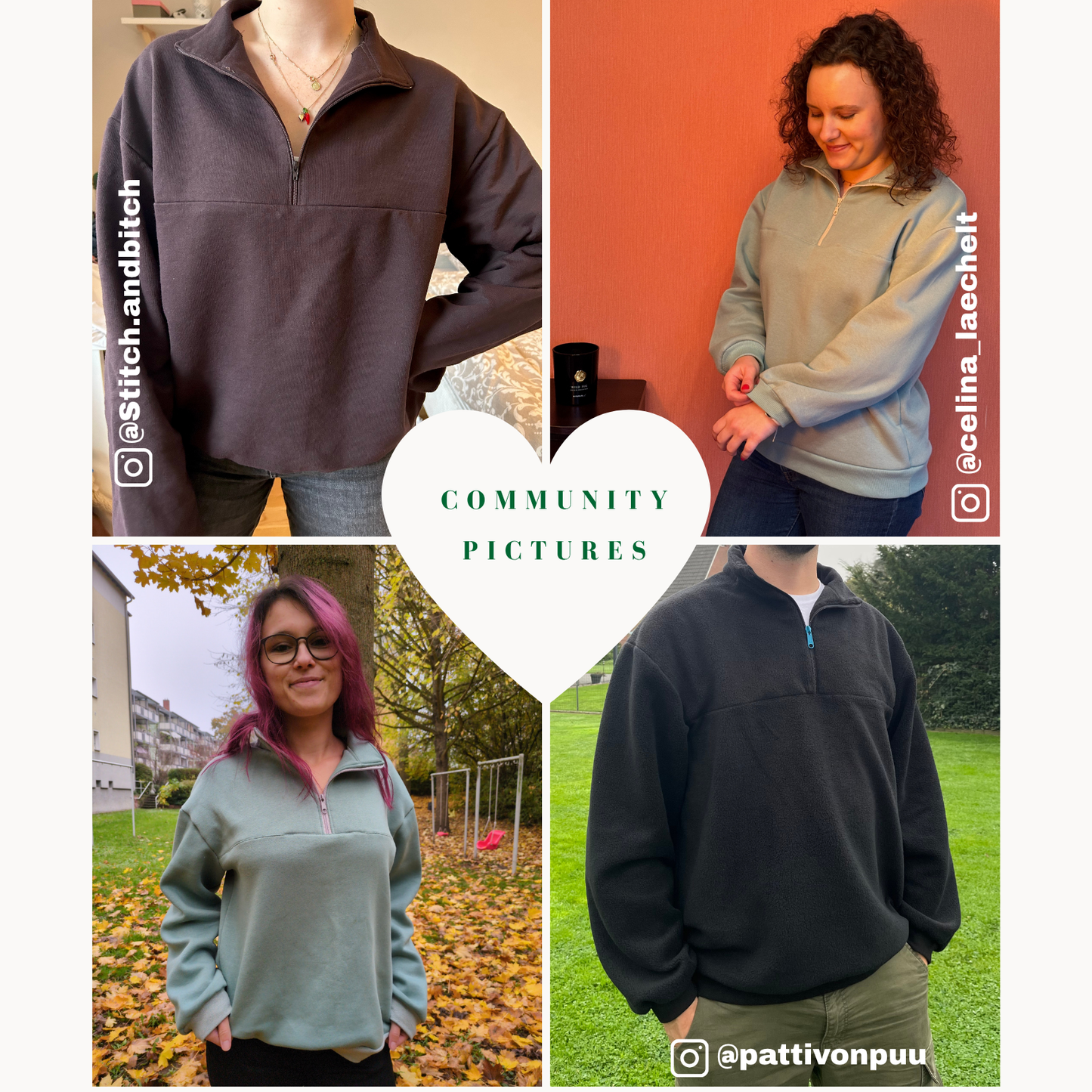 Sammy Sweatshirt Schnittmuster DEUTSCH