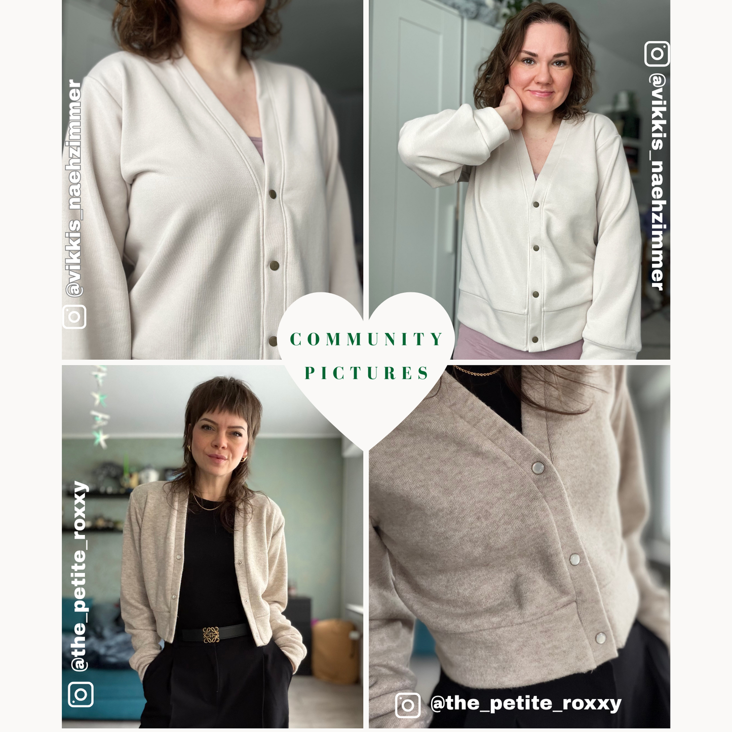 Gabi Cardigan Schnittmuster DEUTSCH
