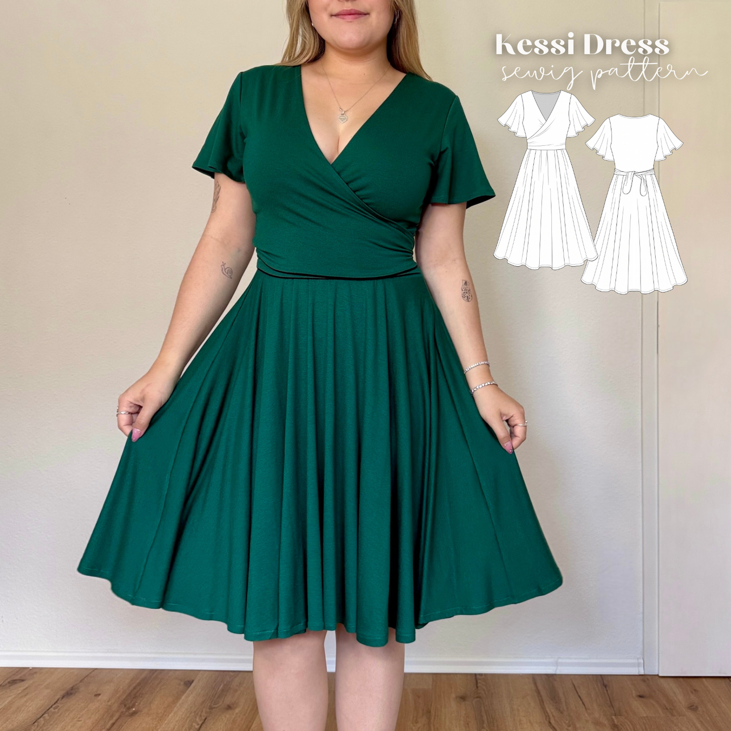 Kessi dress sewingpattern ENGLISH