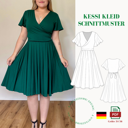 Kessi Kleid Schnittmuster Deutsch