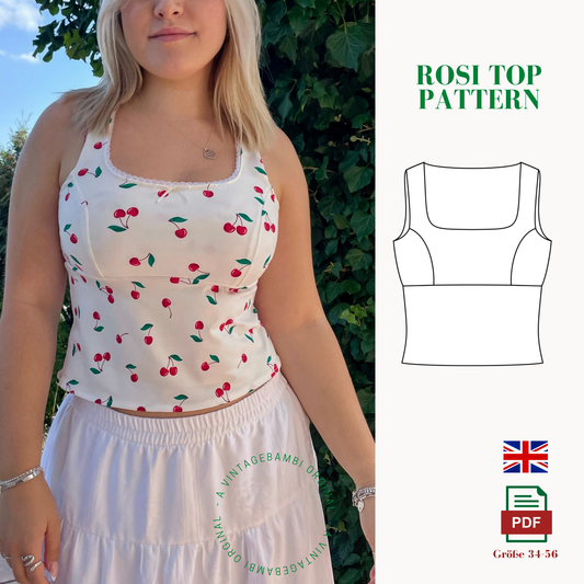 Rosi Top Sewing Pattern ENGLISH