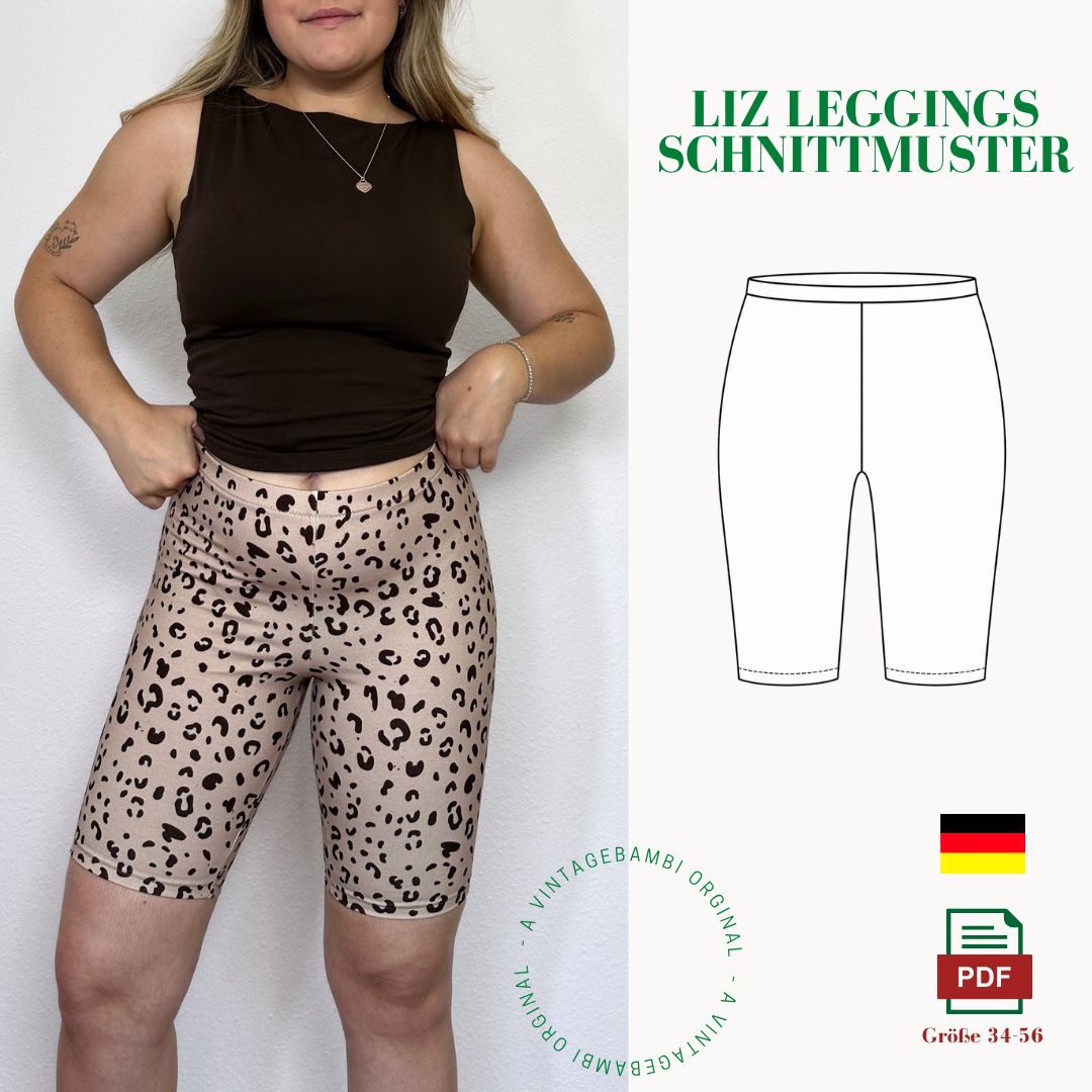 Liz Leggings Schnittmuster DEUTSCH