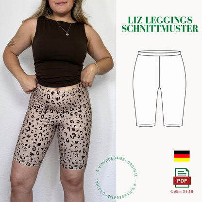 Liz Leggings Schnittmuster DEUTSCH