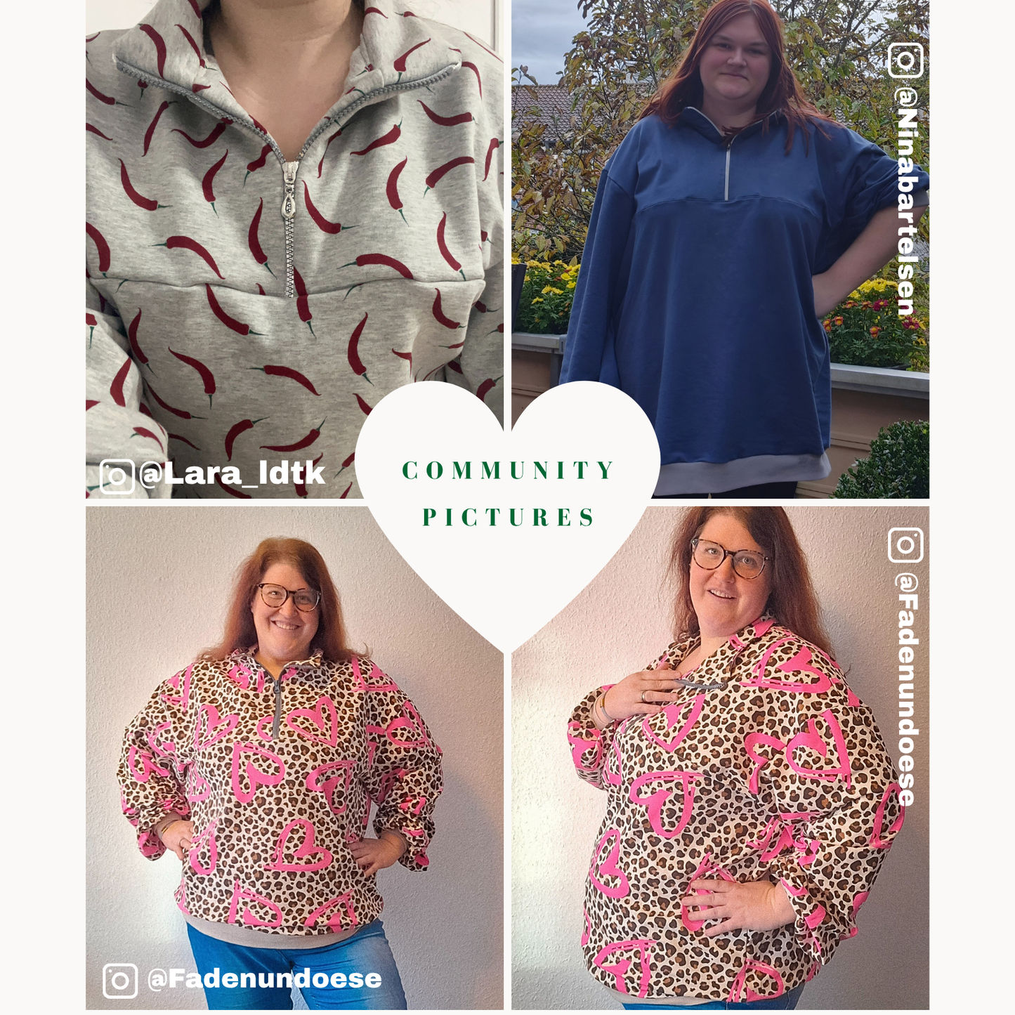 Sammy sweatshirt pattern ENGLISH