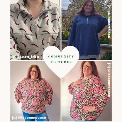 Sammy sweatshirt pattern ENGLISH