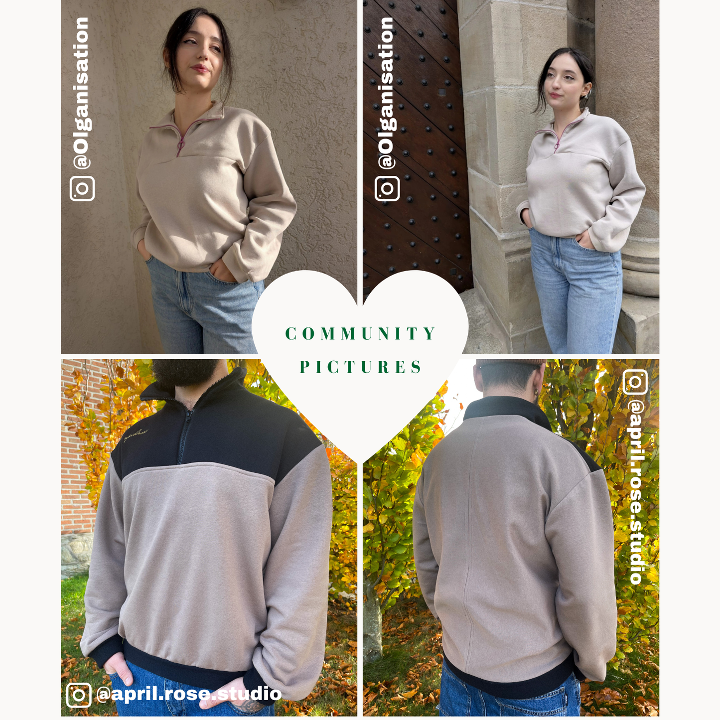 Sammy sweatshirt pattern ENGLISH