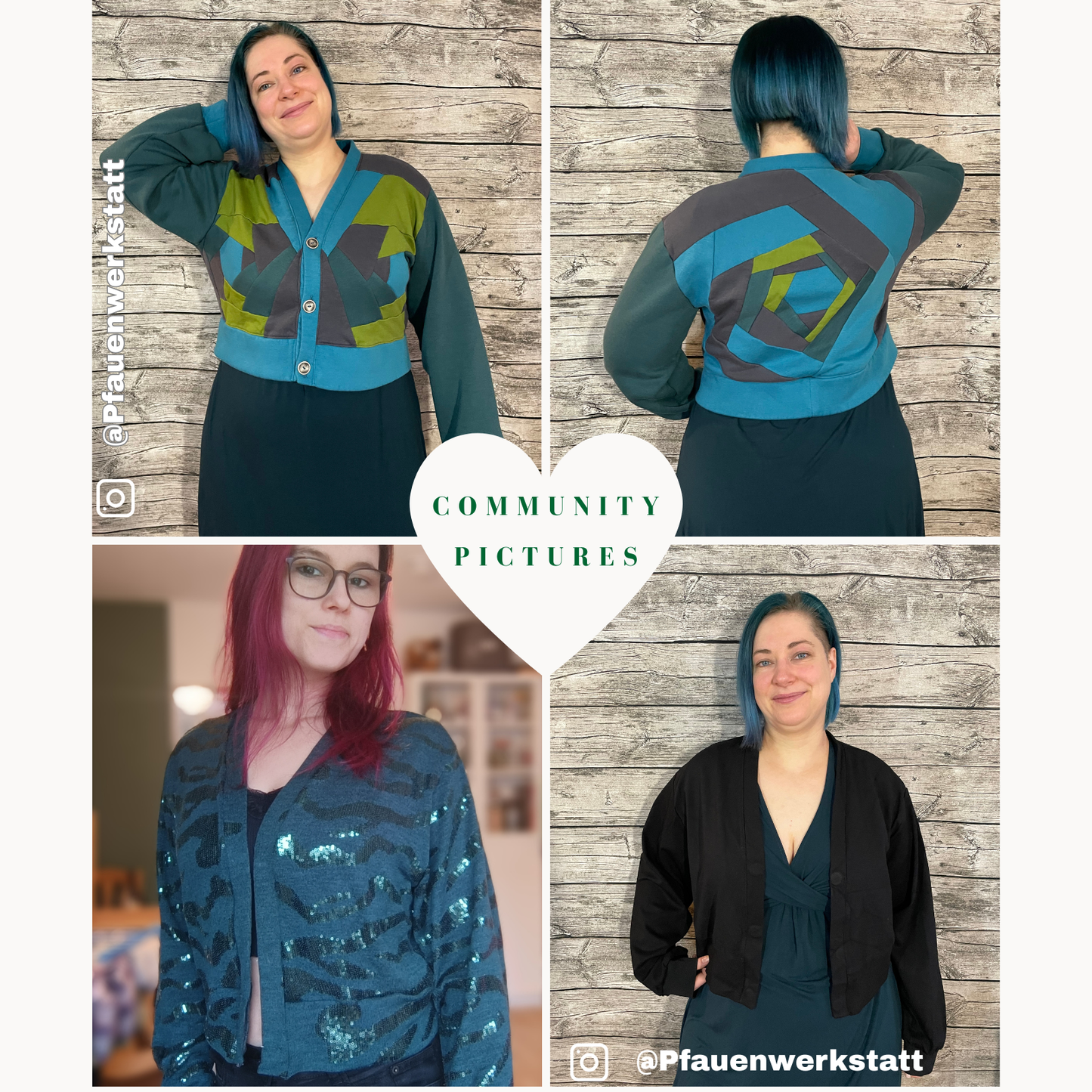 Gabi Cardigan Schnittmuster DEUTSCH