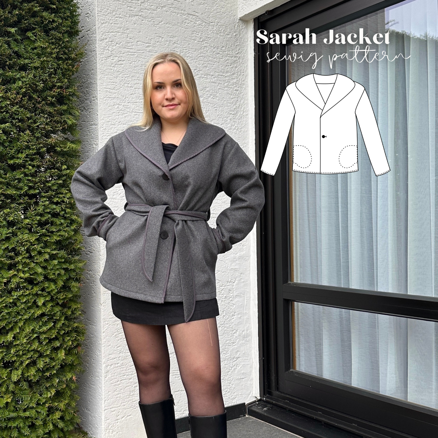 Sarah jacket sewingpattern ENGLISH