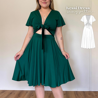 Kessi Kleid Schnittmuster Deutsch