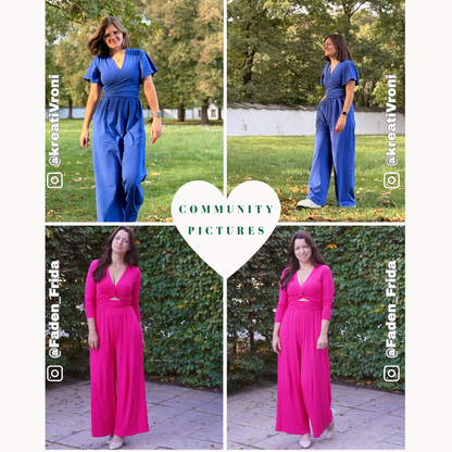 Kessi Jumpsuit Schnittmuster Deutsch