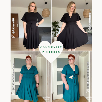 Kessi Kleid Schnittmuster Deutsch