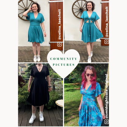 Kessi Kleid Schnittmuster Deutsch