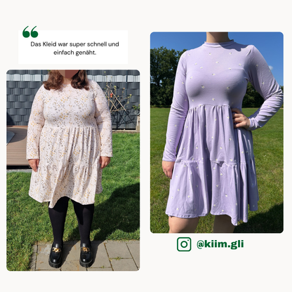 Melli Kleid Schnittmuster DEUTSCH