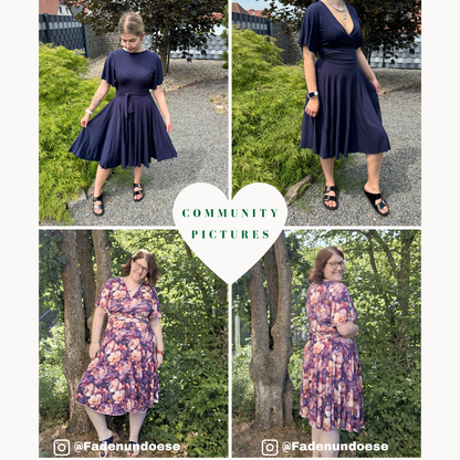 Kessi Kleid Schnittmuster Deutsch