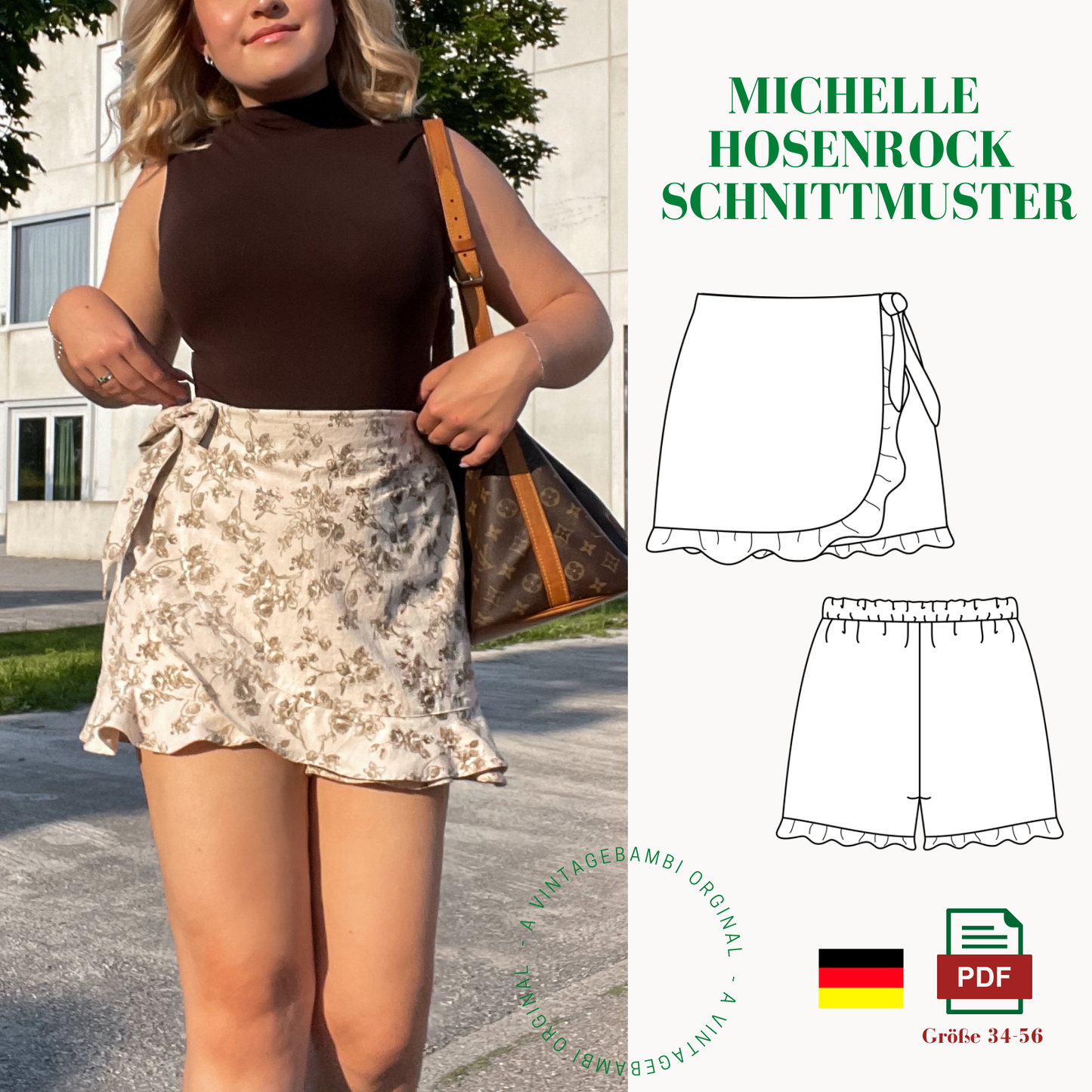 Michelle Hosenrock Schnittmuster DEUTSCH