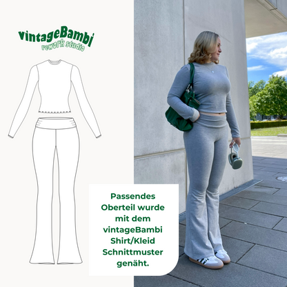 Leggings Schnittmuster DEUTSCH