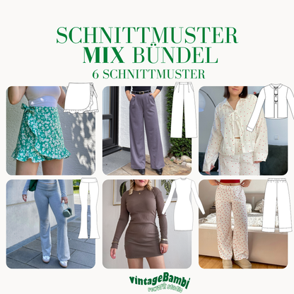 MIX Schnittmuster Bündel DEUTSCH