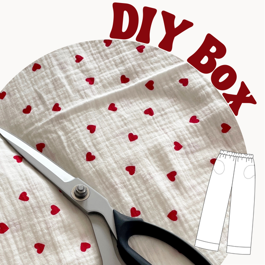 DIY Box - Rot MIT GARN
