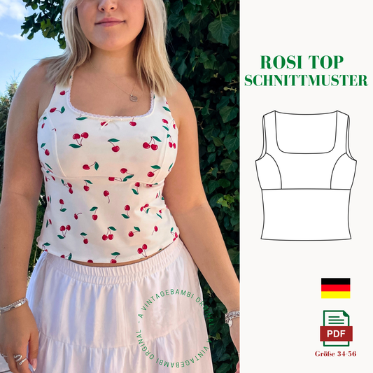 Rosi Top Schnittmuster DEUTSCH