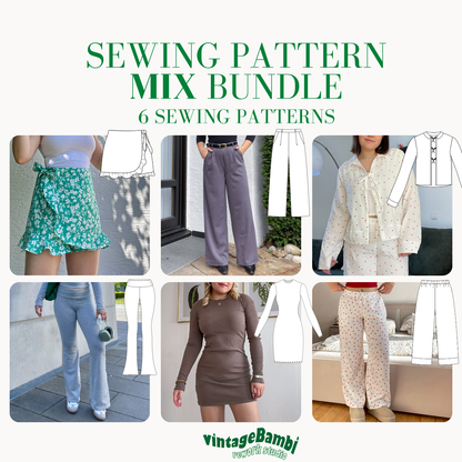MIX sewing pattern bundle