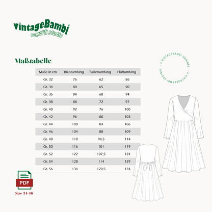 Kessi Kleid Schnittmuster Deutsch