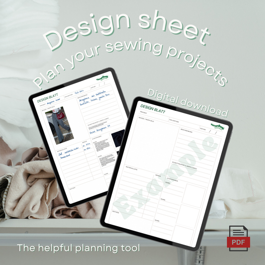 Design sheet / planning page- print template