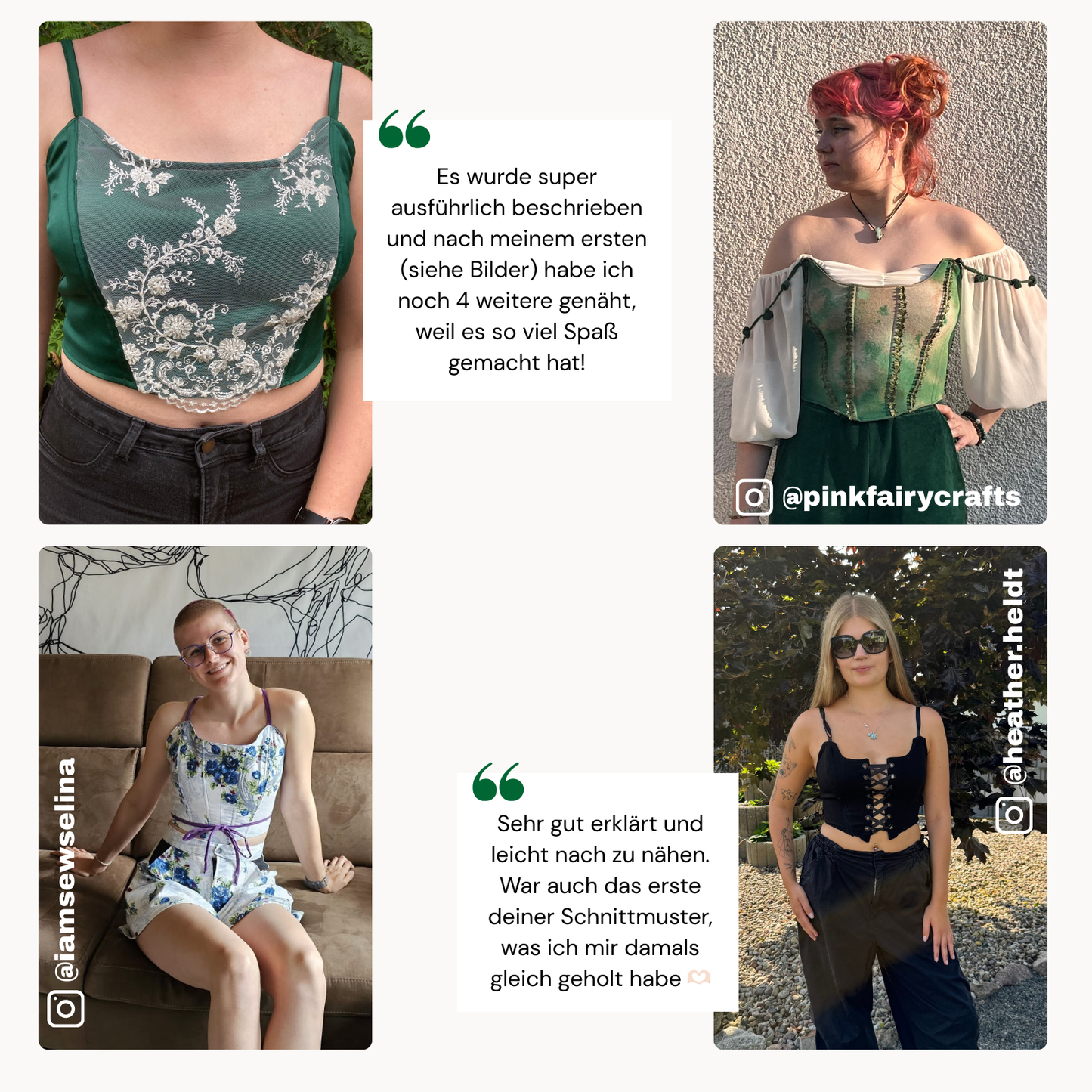 VintageBambi Korsett Schnittmuster DEUTSCH