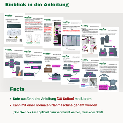 Melli Kleid Schnittmuster DEUTSCH