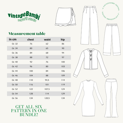 MIX sewing pattern bundle