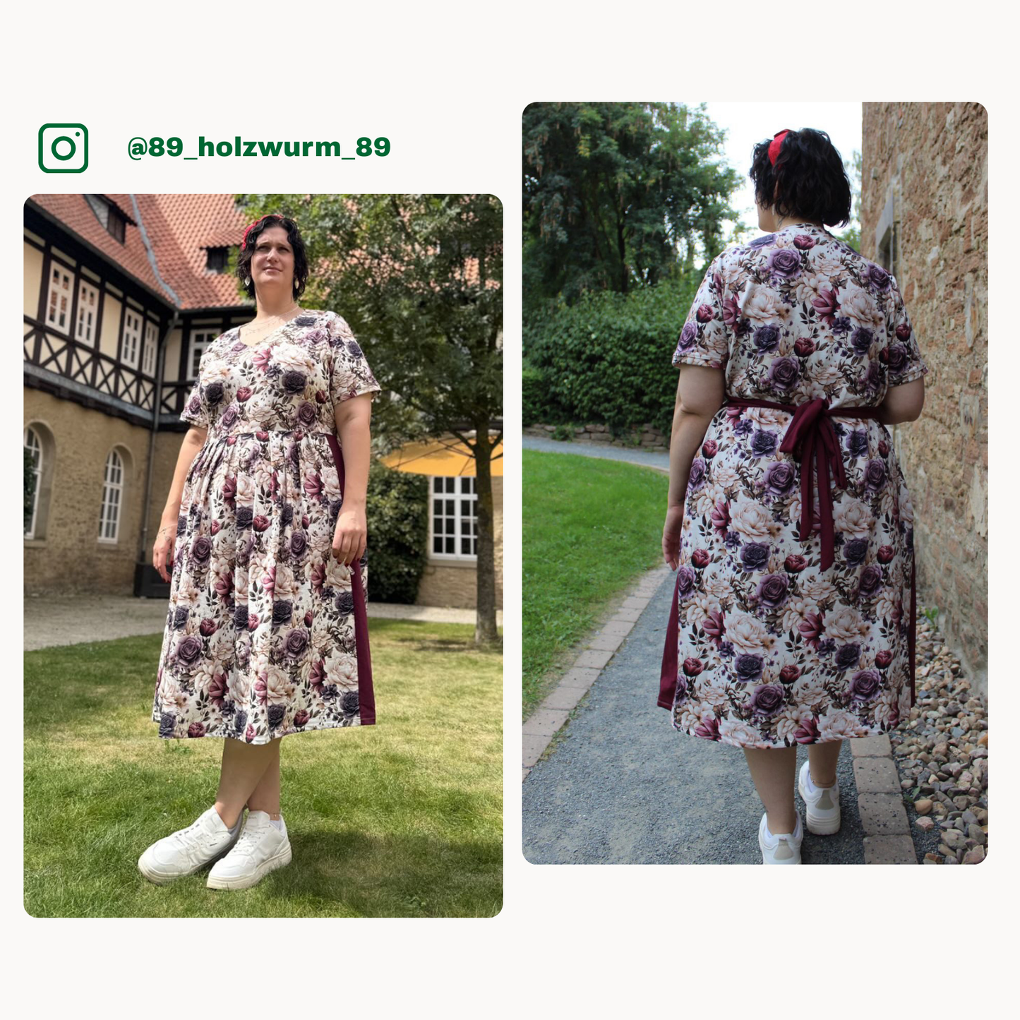 Marie Kleid Schnittmuster DEUTSCH
