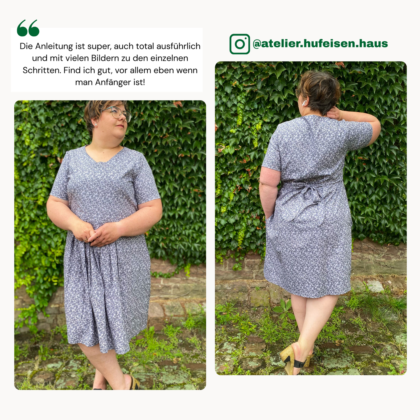 Marie Kleid Schnittmuster DEUTSCH